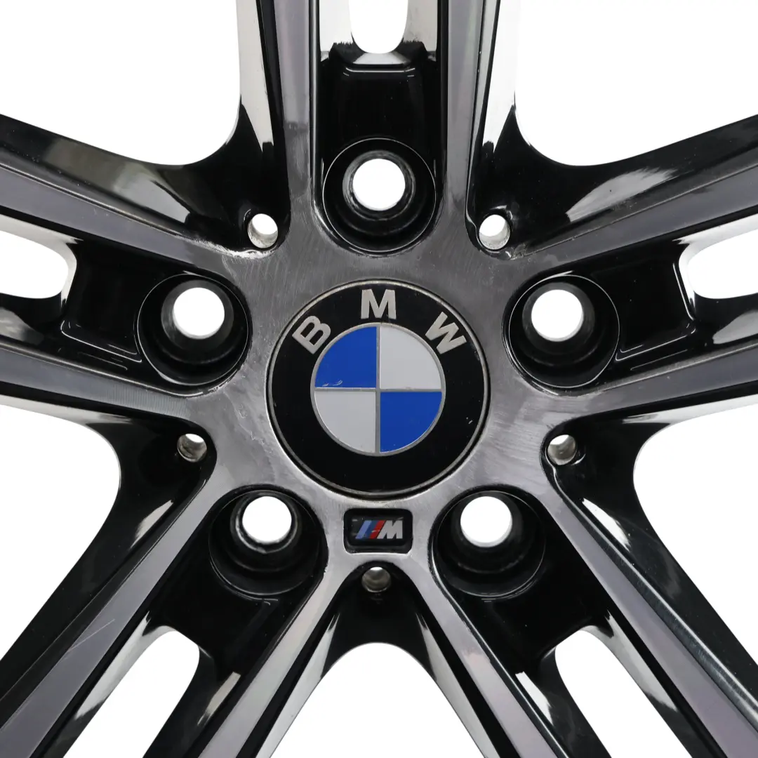 BMW F20 F21 Hinterradfelge Leichtmetall Schwarz 18" 8J ET:52 - SKU 8074186-3 - Teilenummer 8074186