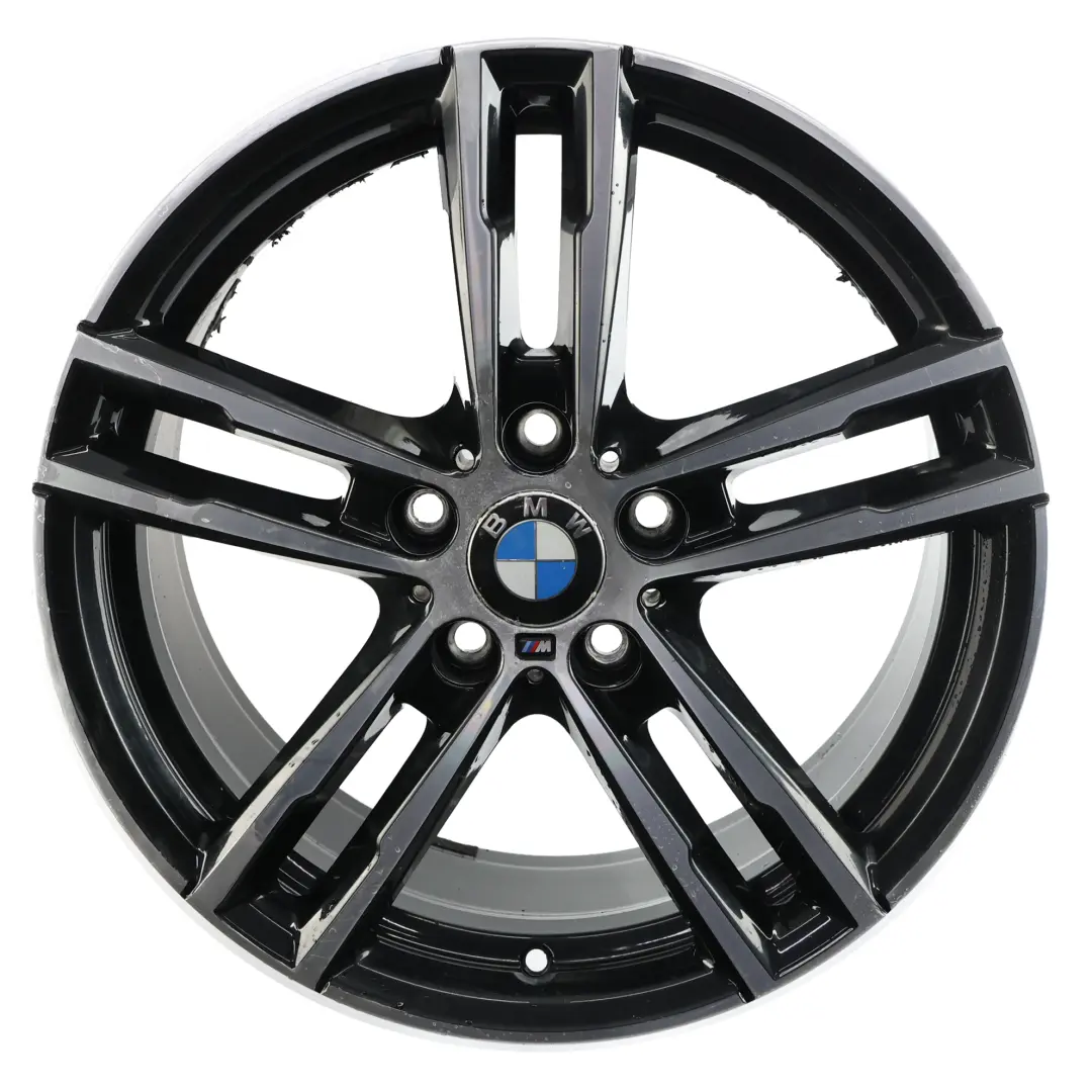 Cerchio lega nera posteriore 18" 8J ET:52 M Doppie razze 719 per BMW F20 F21 con numero di parte 8074186 BMW F20 F21 Cerchio lega nera posteriore 18" 8J ET:52 M Doppie razze 719 - SKU 8074186-4 - Numero di parte 8074186