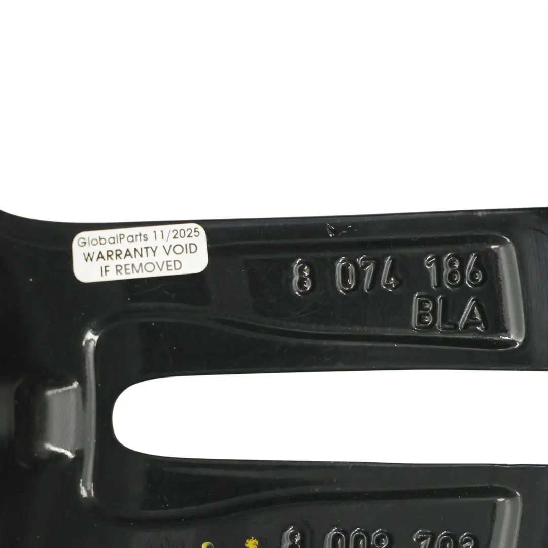 Llanta Aleación Negra Trasera 18" 8J ET:52 M Doble Radio 719 para BMW F20 F21 con número de pieza 8074186 BMW F20 F21 Llanta Aleación Negra Trasera 18" 8J ET:52 M Doble Radio 719 - SKU 8074186-4 - Número de pieza 8074186