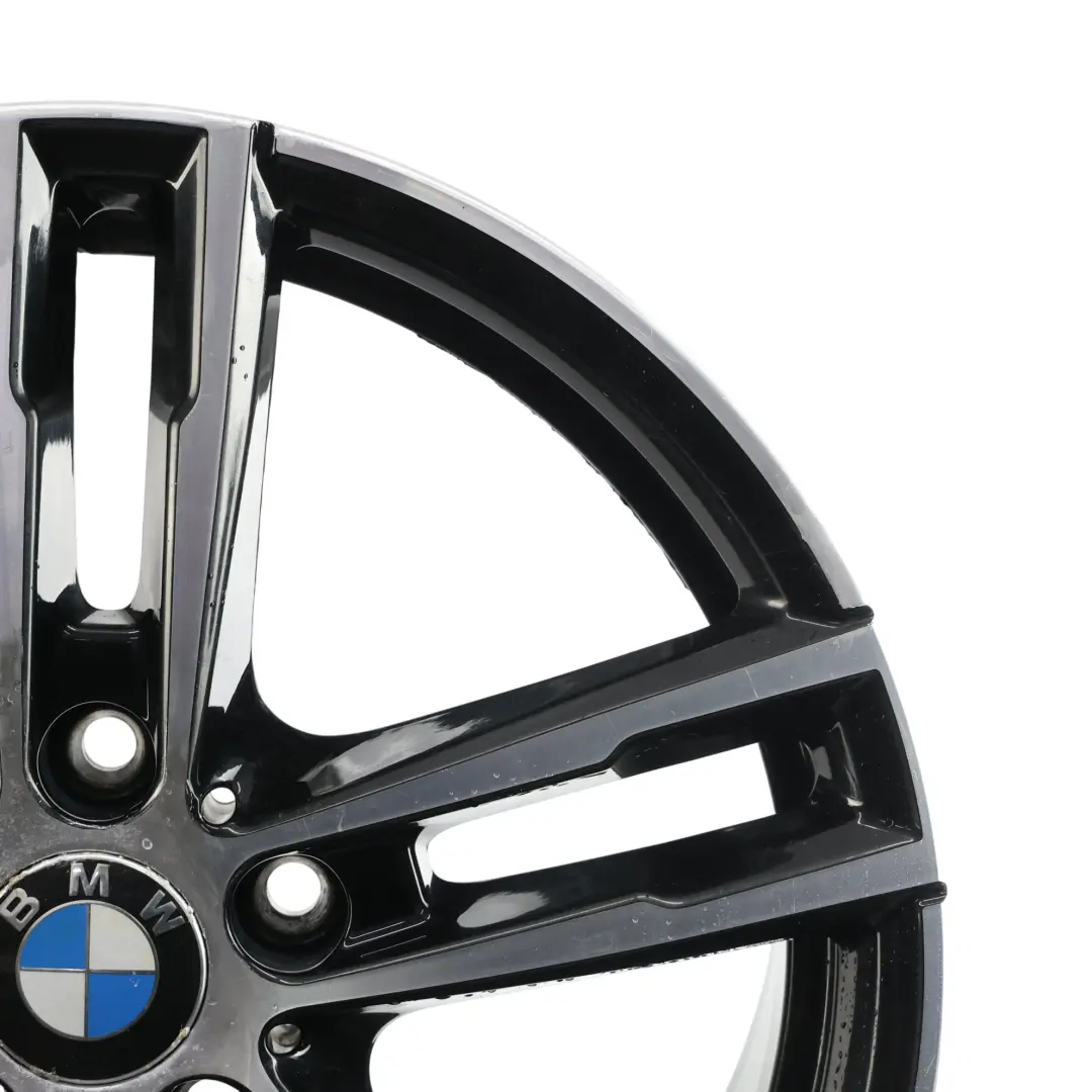 hinten schwarz Leicht metall felge 18" 8J ET:52 für BMW F20 F21 mit Teilenummer 8074186 BMW F20 F21 hinten schwarz Leicht metall felge 18" 8J ET:52 - SKU 8074186-4 - Teilenummer 8074186