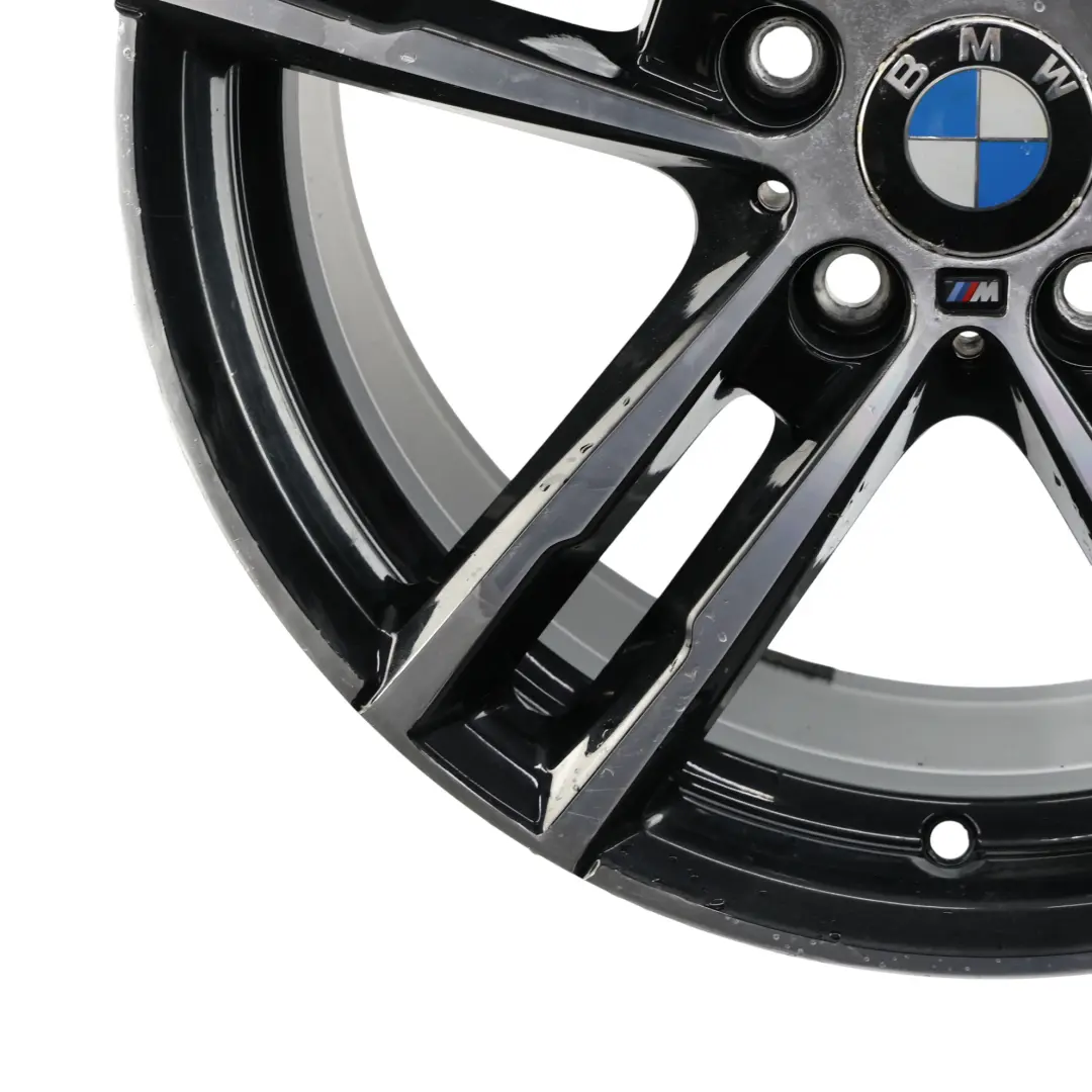 hinten schwarz Leicht metall felge 18" 8J ET:52 für BMW F20 F21 mit Teilenummer 8074186 BMW F20 F21 hinten schwarz Leicht metall felge 18" 8J ET:52 - SKU 8074186-4 - Teilenummer 8074186