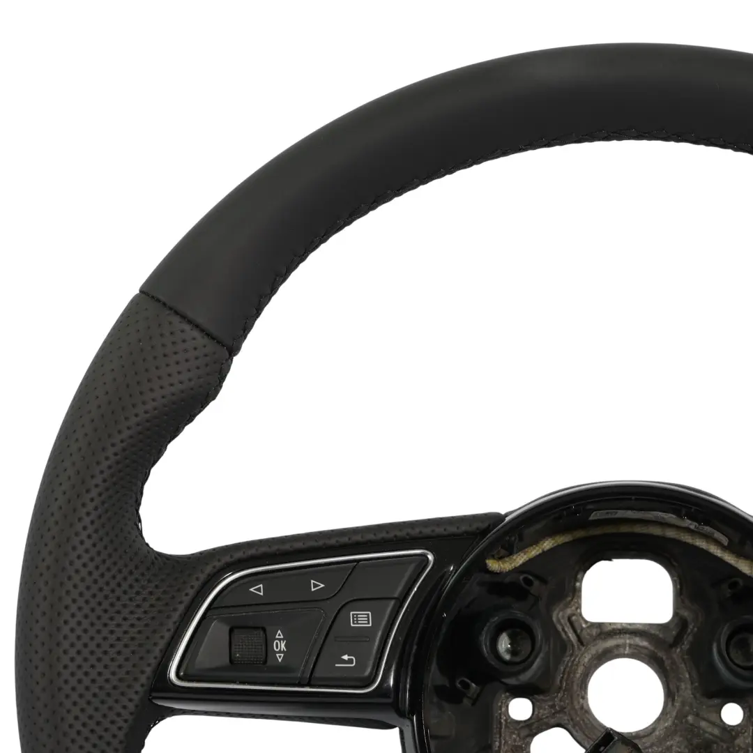 NUEVO Cuero Negro Multifunción para Audi A3 8V Volante con número de pieza 81A419091B Audi A3 8V Volante NUEVO Cuero Negro Multifunción - SKU 81A419091B-1 - Número de pieza 81A419091B