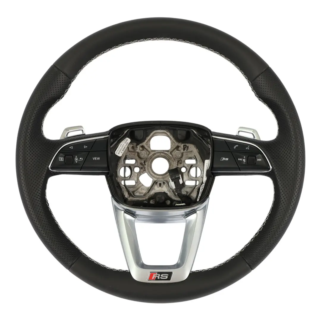 Audi RS3 8Y Volant De Direction NEUF En Cuir Noir - SKU 82A419091AQ-1 - Numéro de pièce 82A419091AQ
