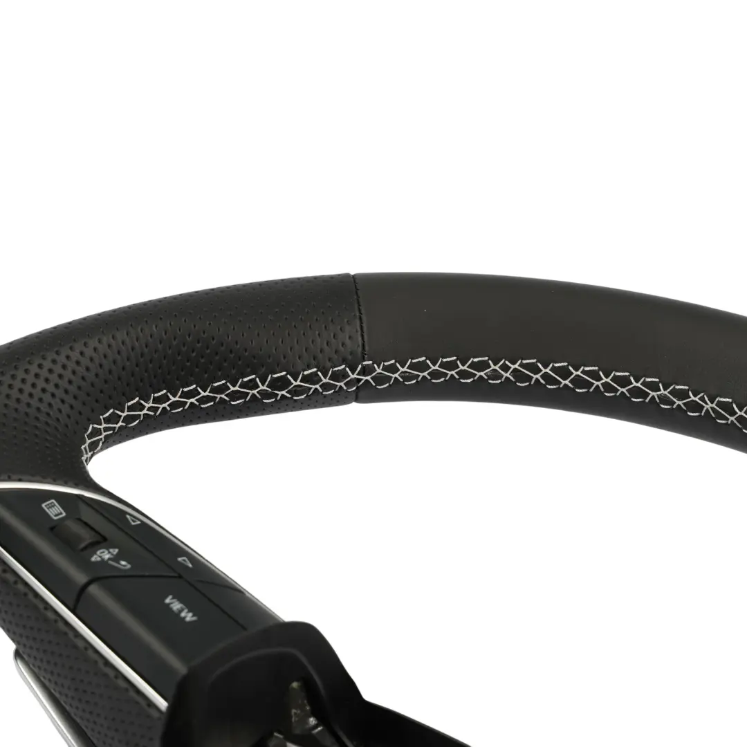 Audi RS3 8Y Steering Wheel NEW Black Leather Paddle Shift - SKU 82A419091AQ-1 - Part number 82A419091AQ