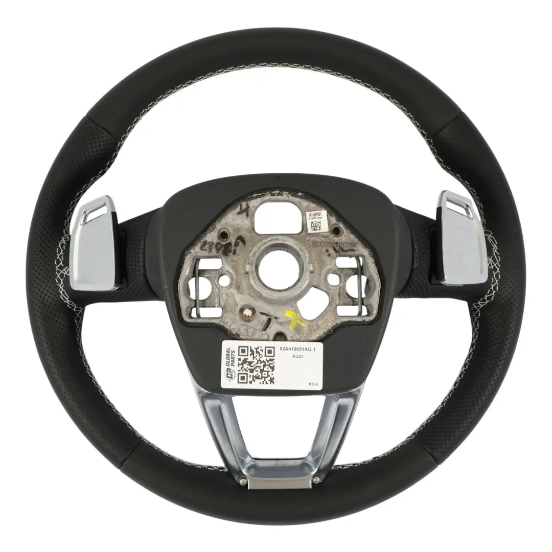 Audi RS3 8Y Volant De Direction NEUF En Cuir Noir - SKU 82A419091AQ-1 - Numéro de pièce 82A419091AQ
