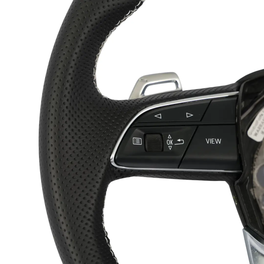 Audi RS3 8Y Volant De Direction NEUF En Cuir Noir - SKU 82A419091AQ-1 - Numéro de pièce 82A419091AQ