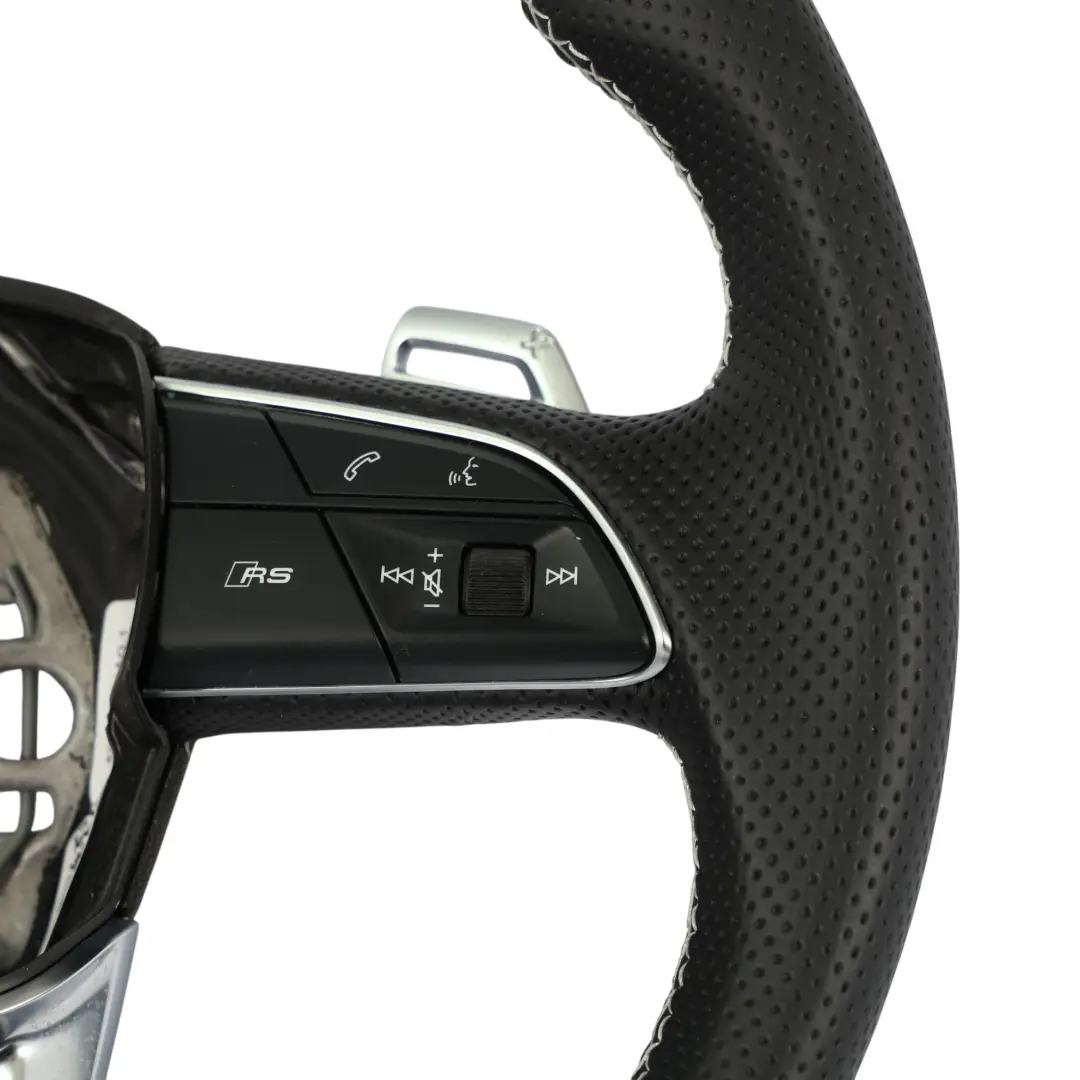 Audi RS3 8Y Volante NUOVO In Pelle Nera Cambio al Volante - SKU 82A419091AQ-1 - Numero di parte 82A419091AQ