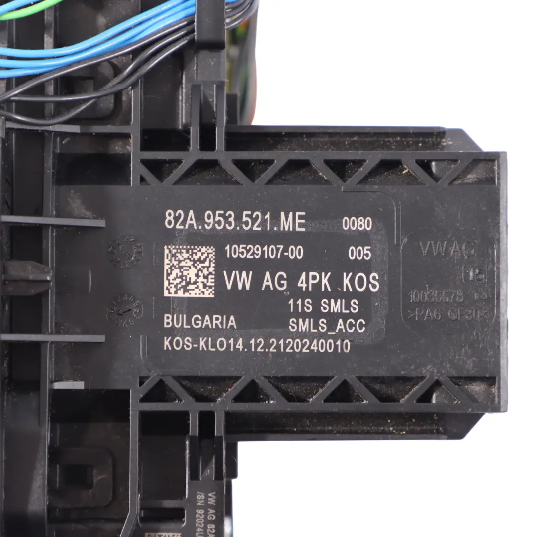 Audi A3 8Y Commutateur Colonne Direction Commodo Essuie-Glace - SKU 82A953521ME - Numéro de pièce 82A953521ME