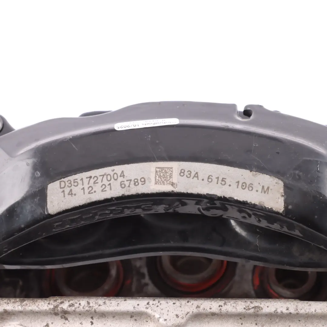 8Y Carcasa Pinza Freno Delantero 374X36mm Derecho Negro 83A615106M para Audi RS3 con número de pieza 83A615108A Audi RS3 8Y Carcasa Pinza Freno Delantero 374X36mm Derecho Negro 83A615106M - SKU 83A615108A - Número de pieza 83A615108A