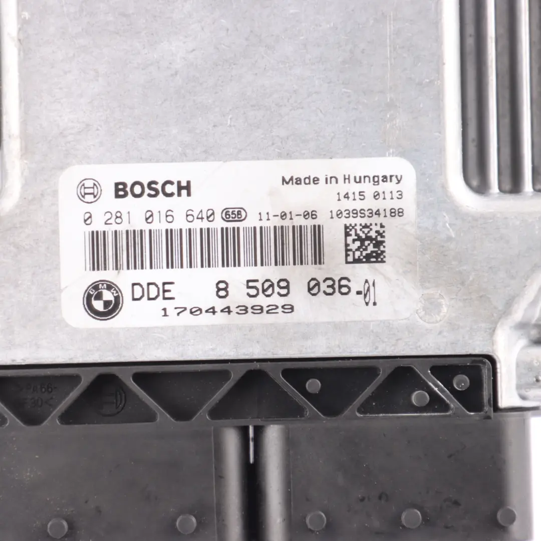 M57N2 285HP Engine Control ECU DDE Kit Automatic to BMW E60 LCI E90 E91 E92 with Part number 8509036 BMW E60 LCI E90 E91 E92 M57N2 285HP Engine Control ECU DDE Kit Automatic - SKU 8509036-6 - Part number 8509036