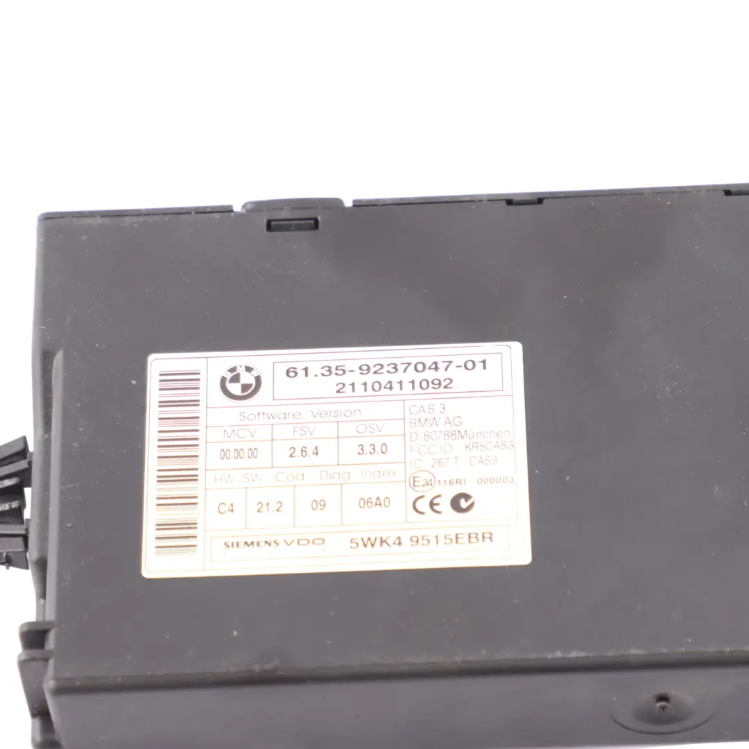 BMW E60 LCI E90 E91 E92 M57N2 285HP Engine Control ECU DDE Kit Automatic - SKU 8509036-6 - Part number 8509036