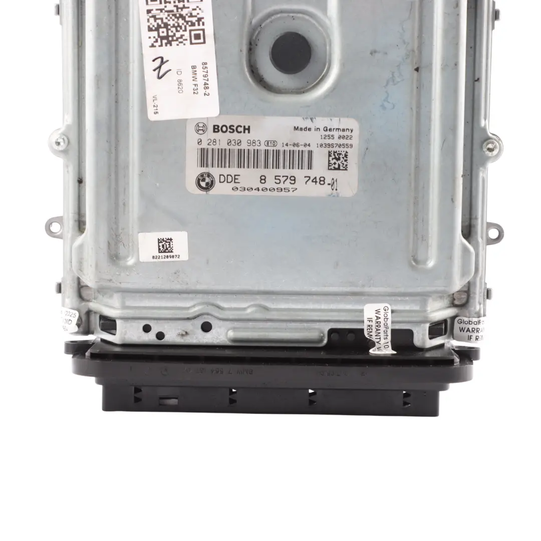 N57Z 335dX 435dX 313HP Engine Unit ECU DDE Automatic to BMW F30 F31 F32 F34 with Part number 8579748 BMW F30 F31 F32 F34 N57Z 335dX 435dX 313HP Engine Unit ECU DDE Automatic - SKU 8579748-2 - Part number 8579748