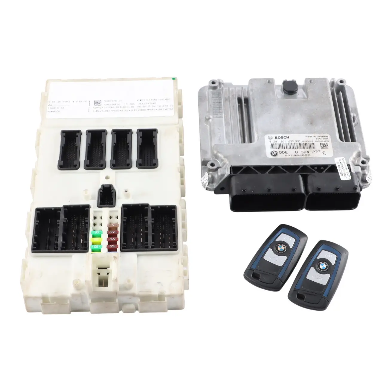BMW F30 F31 320dX Diesel N47N 184HP Engine Control ECU Kit DDE 8584277 Automatic