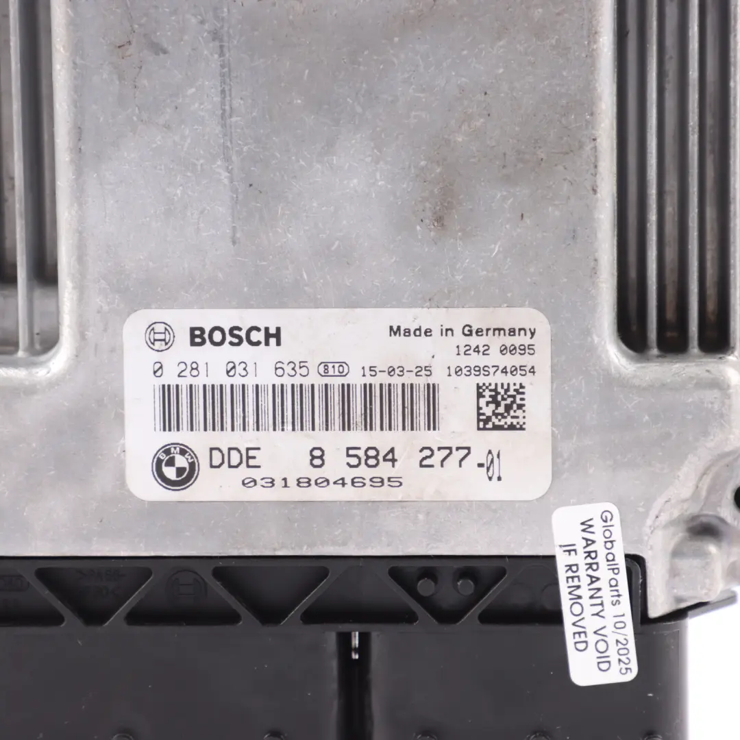 320dX Diesel N47N 184HP Engine Control ECU Kit DDE Automatic to BMW F30 F31 with Part number 8576333 BMW F30 F31 320dX Diesel N47N 184HP Engine Control ECU Kit DDE Automatic - SKU 8584277 - Part number 8576333