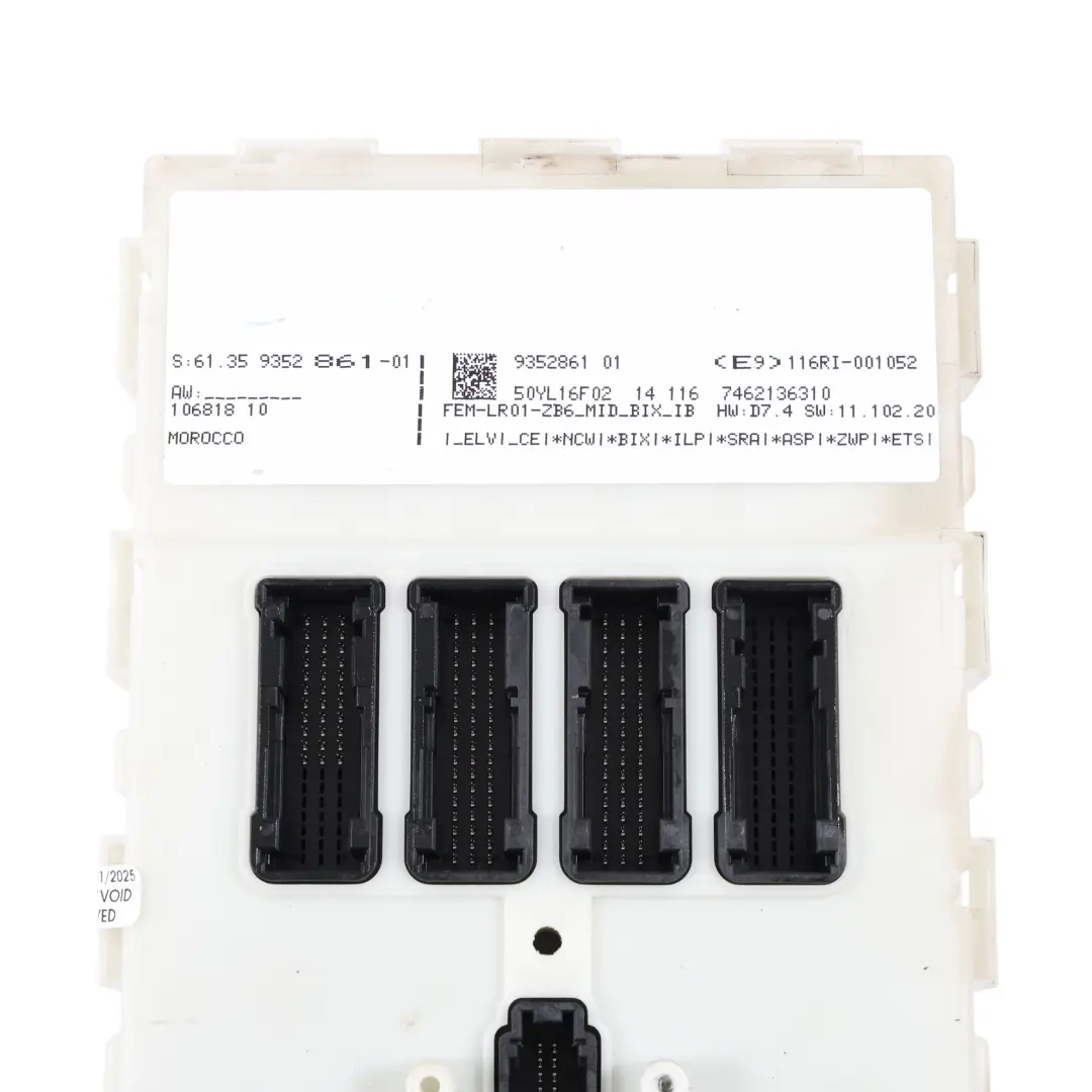 136HP Moduł Silnika DME Kit 8630125 Automat do BMW F20 F21 F30 116i 316i N13 o numerze 8638198 BMW F20 F21 F30 116i 316i N13 136HP Moduł Silnika DME Kit 8630125 Automat - SKU 8630125-4 - Numer Części 8638198