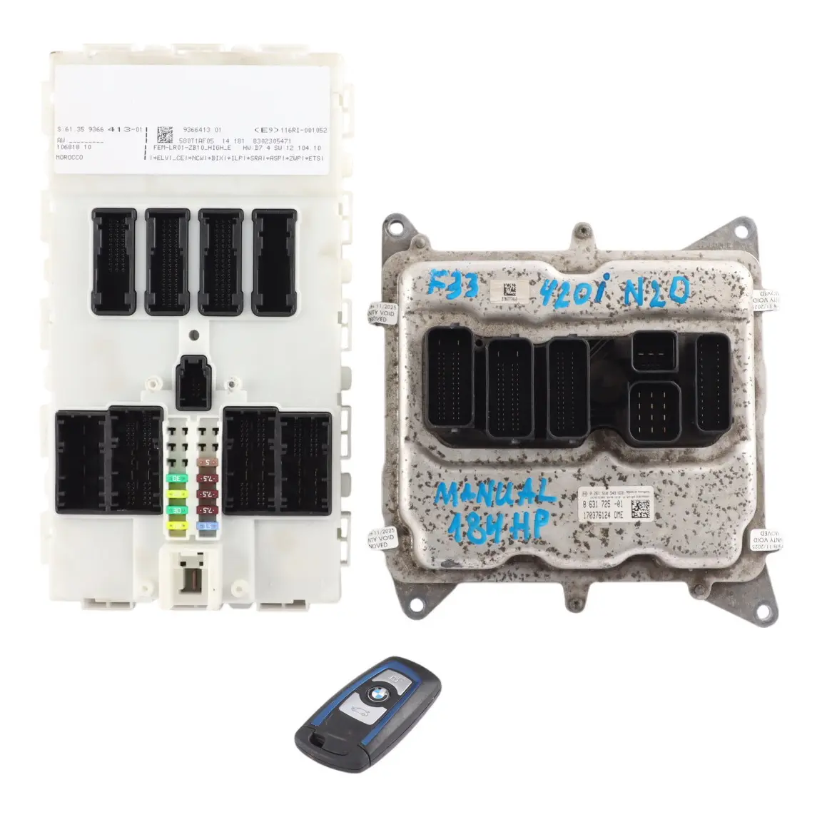 BMW F20 F22 F30 F31 F32 N20 184HP Engine Control ECU Kit DME 8631725 Manual