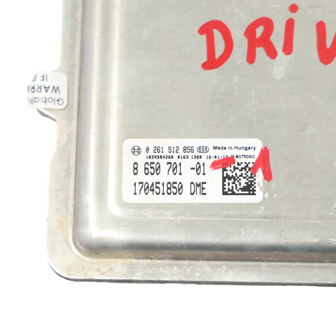 S55 431HP Engine Module ECU DME Kit Automatic to BMW F80 M3 F82 F83 M4 with Part number 8650701 BMW F80 M3 F82 F83 M4 S55 431HP Engine Module ECU DME Kit Automatic - SKU 8650701-1 - Part number 8650701