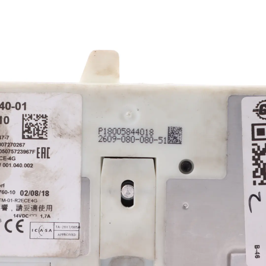 Telematics Module Bluetooth Telephone Control Unit to BMW X1 F48 F45 G30 with Part number 8734740 BMW X1 F48 F45 G30 Telematics Module Bluetooth Telephone Control Unit - SKU 8734740-1 - Part number 8734740