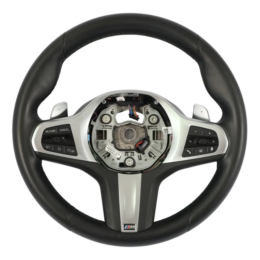 Nero Pelle Cambio al Volante per Volante BMW F40 G20 G21 Z4 G29 M Sport con numero di parte 8746690 Volante BMW F40 G20 G21 Z4 G29 M Sport Nero Pelle Cambio al Volante - SKU 8746690 - Numero di parte 8746690