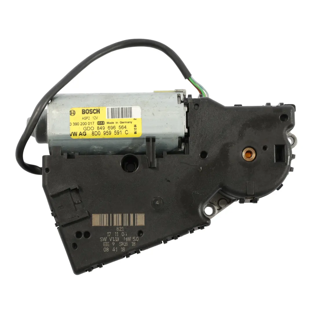 VW Volkswagen Golf Mk5 Sunroof Sliding Roof Drive Unit Motor Actuator - SKU 8D0959591C - Part number 8D0959591C