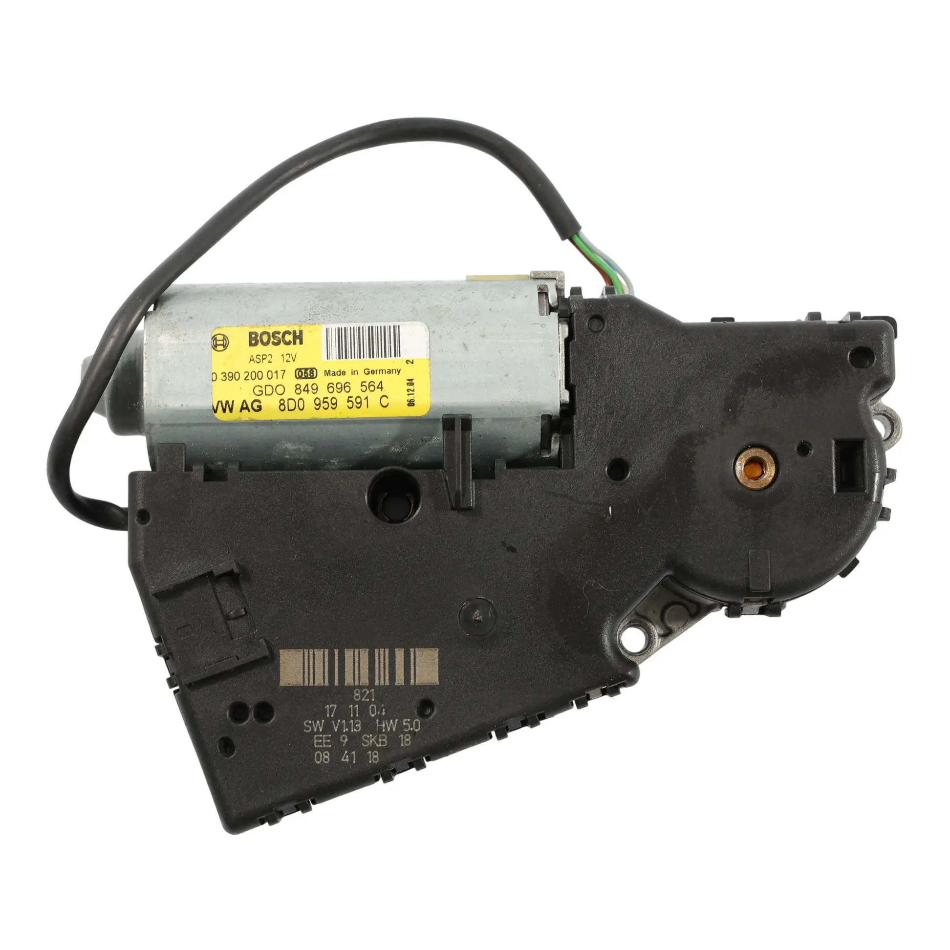 VW Volkswagen Golf Mk5 Sunroof Sliding Roof Drive Unit Motor Actuator 8D0959591C