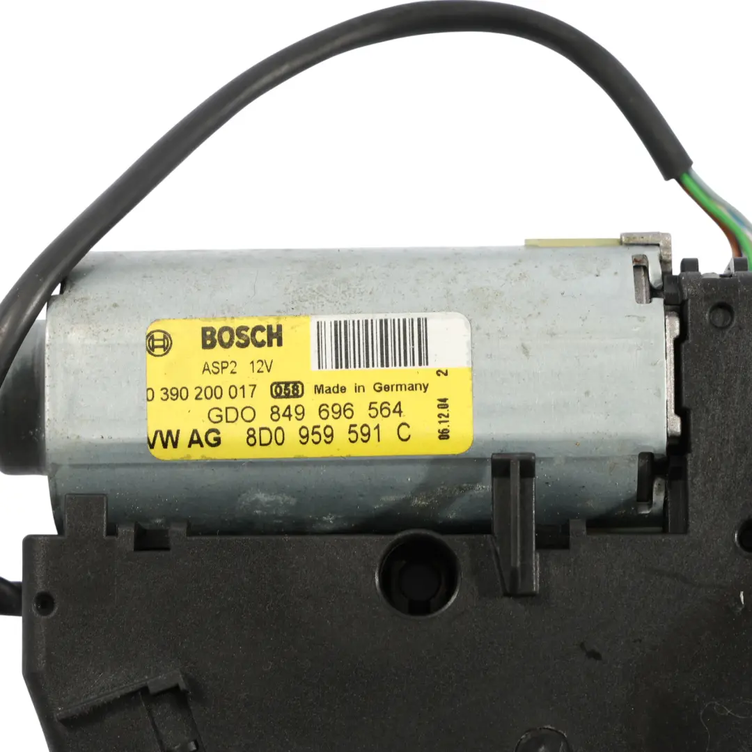 VW Volkswagen Golf Mk5 Sunroof Sliding Roof Drive Unit Motor Actuator - SKU 8D0959591C - Part number 8D0959591C
