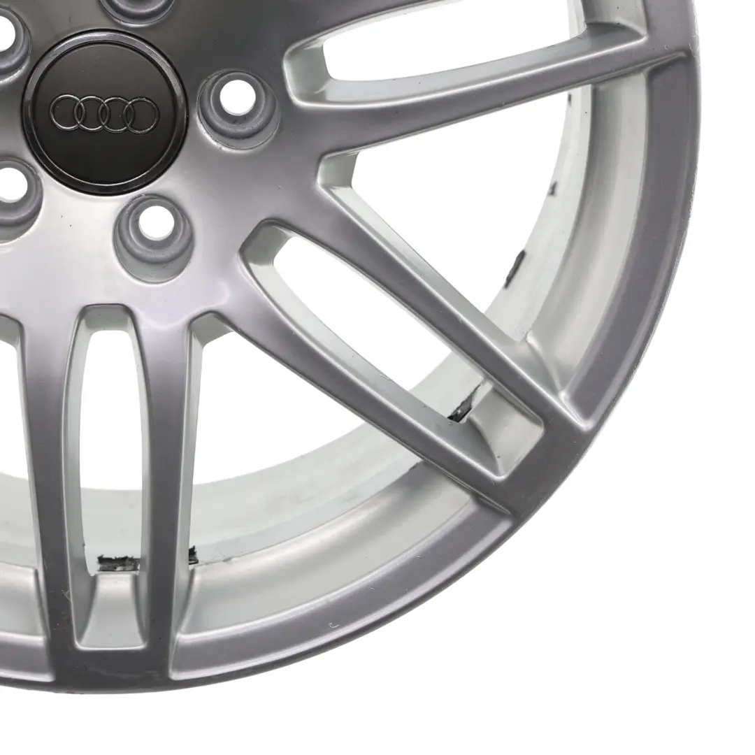 Audi A4 B6 B7 Jante En Alliage Argentée 18" 8J ET:43 - SKU 8E0601025BA-2 - Numéro de pièce 8E0601025BA