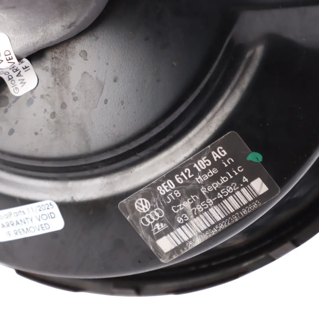 Audi A4 B7 A6 B5 Servo Master Cylinder Brake Braking Booster Unit - SKU 8E0612105AG - Part number 8E0612105AG