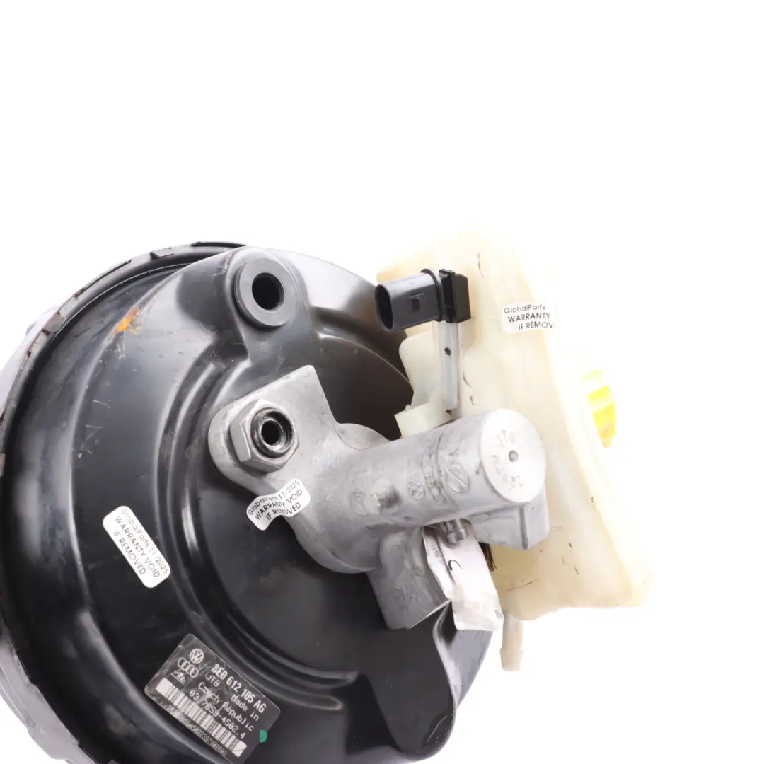 Servo Master Cylinder Brake Braking Booster Unit to Audi A4 B7 A6 B5 with Part number 8E0612105AG Audi A4 B7 A6 B5 Servo Master Cylinder Brake Braking Booster Unit - SKU 8E0612105AG - Part number 8E0612105AG