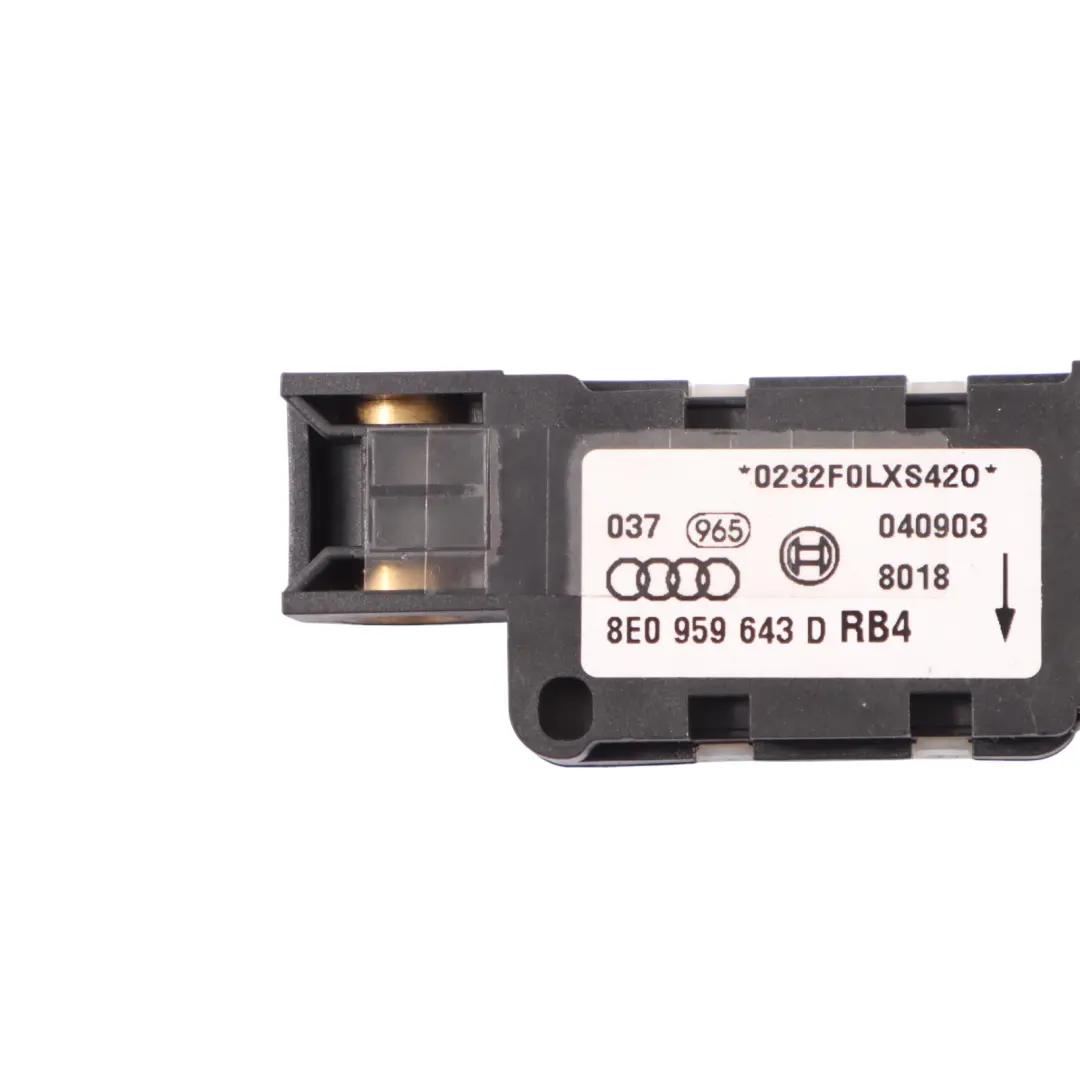 Mk1 Capteur D'Accélération/De Collision Arrière pour VW Volkswagen Phaeton à propos du numéro de pièce 8E0959643D VW Volkswagen Phaeton Mk1 Capteur D'Accélération/De Collision Arrière - SKU 8E0959643D - Numéro de pièce 8E0959643D