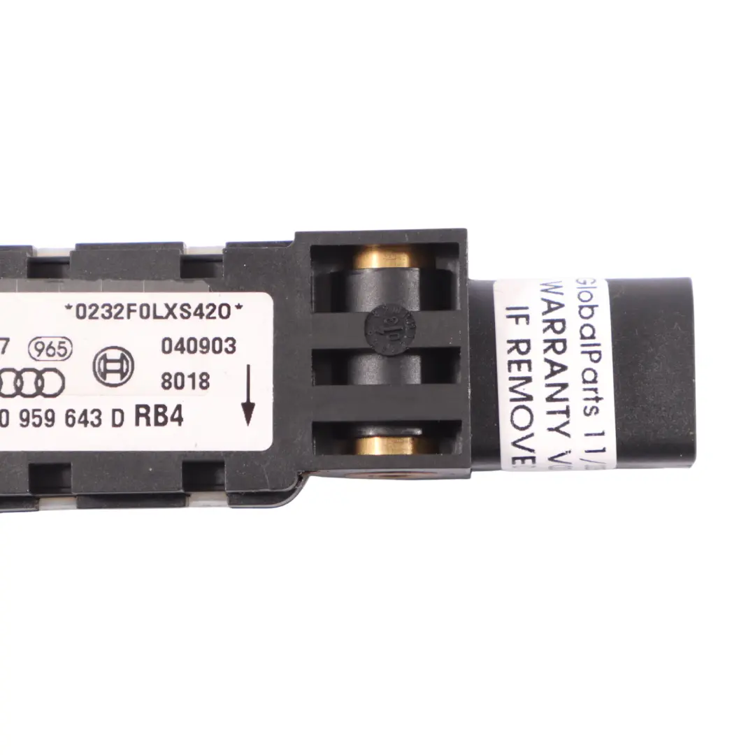 VW Volkswagen Phaeton Mk1 Rear Crash Sensor Acceleration Sensor - SKU 8E0959643D - Part number 8E0959643D