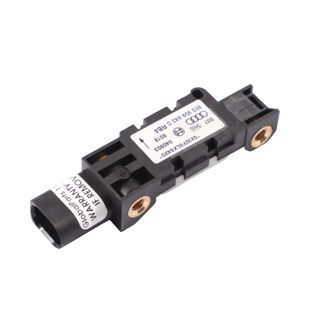 VW Volkswagen Phaeton Mk1 Rear Crash Sensor Beschleunigungssensor - SKU 8E0959643D - Teilenummer 8E0959643D