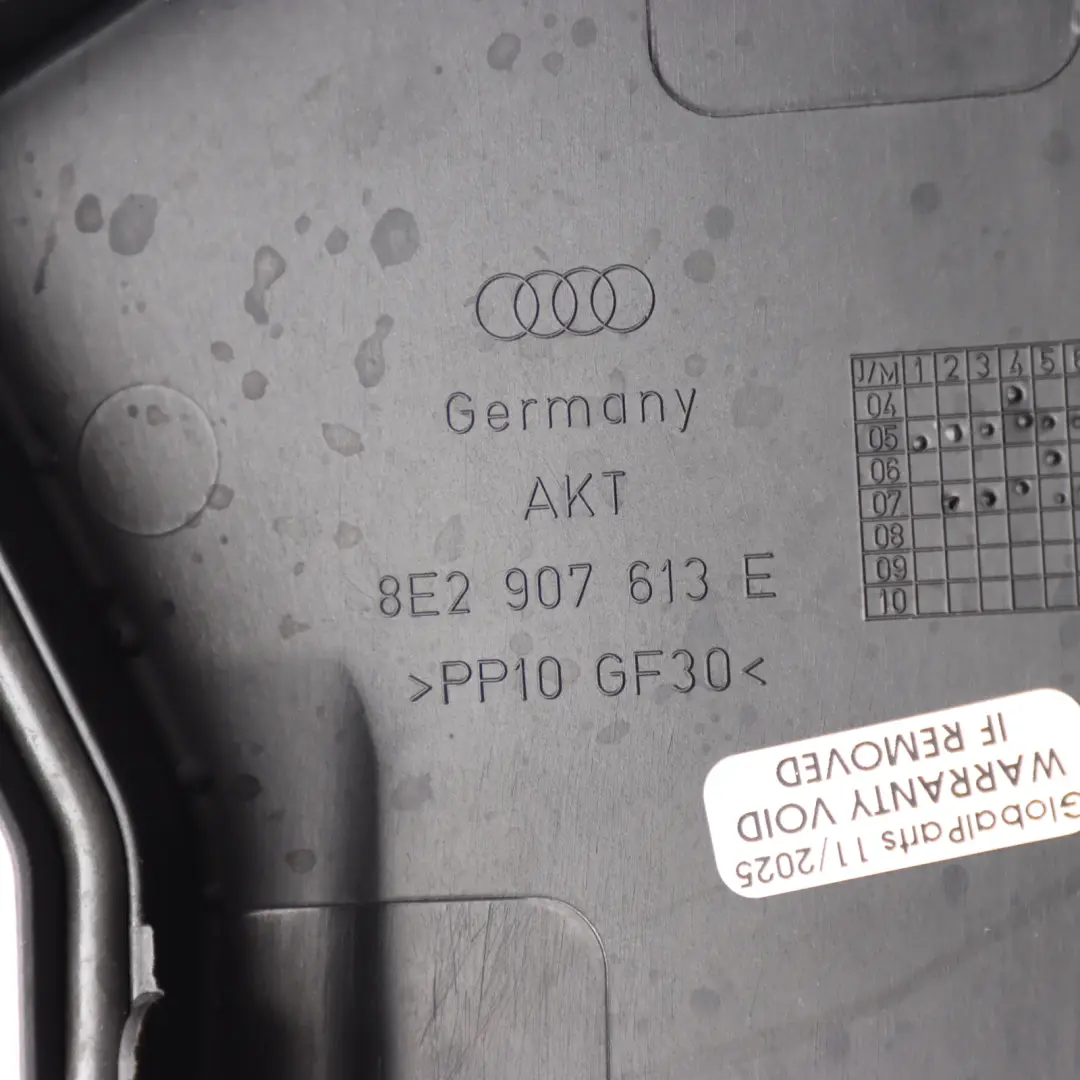 Audi A4 B7 Engine Control Unit ECU Box Top Cover Shield Trim Panel - SKU RHD-8E2907613E - Part number 8E2907613E