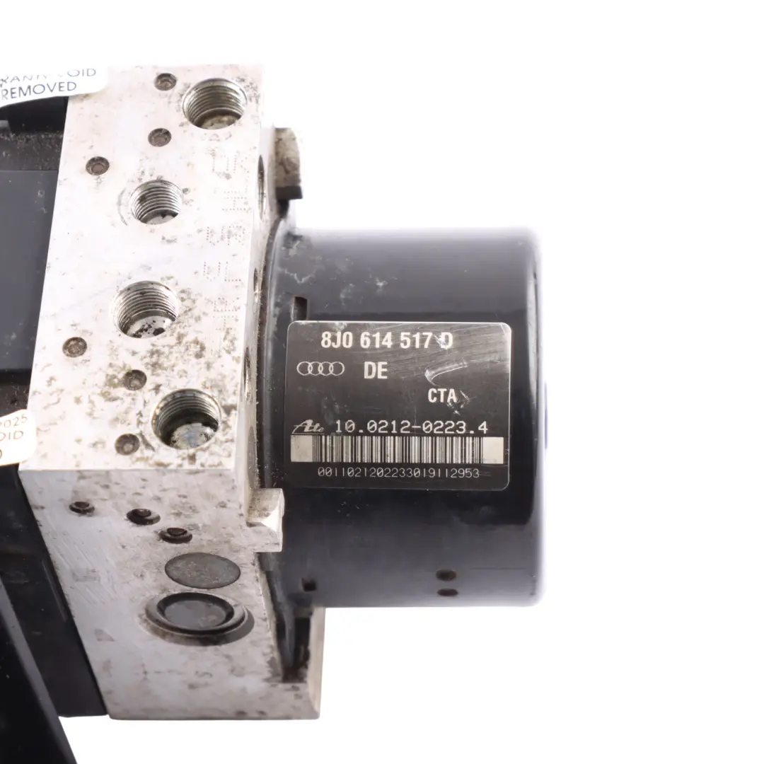 Pompa ABS Hydrauliczny Moduł Sterujący Hamulców do Audi TT 8J o numerze 8J0614517D Audi TT 8J Pompa ABS Hydrauliczny Moduł Sterujący Hamulców - SKU 8J0614517D - Numer Części 8J0614517D