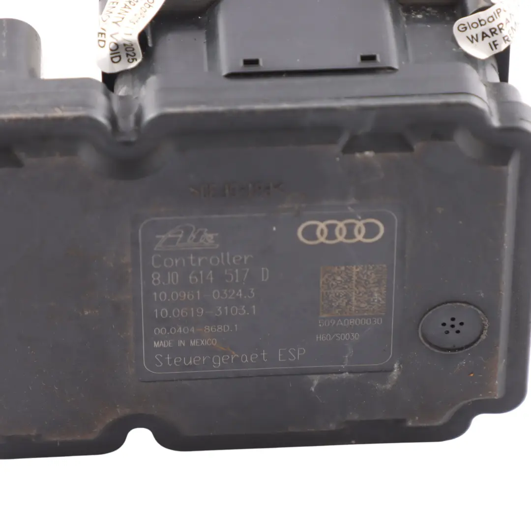 ABS Pump Hydraulic Control Unit Brake Module Controller to Audi TT 8J with Part number 8J0614517D Audi TT 8J ABS Pump Hydraulic Control Unit Brake Module Controller - SKU 8J0614517D - Part number 8J0614517D