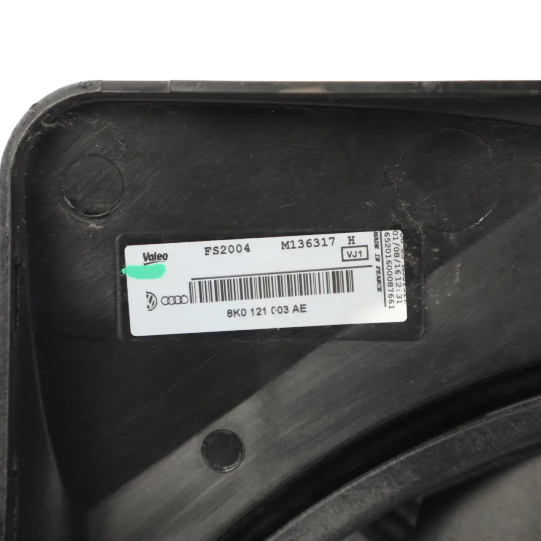 Cooling Radiator Twin Dual Coolant Fan Diesel to Audi Q5 8R Engine with Part number 8K0121003 Audi Q5 8R Engine Cooling Radiator Twin Dual Coolant Fan Diesel - SKU 8K0121003AE - Part number 8K0121003