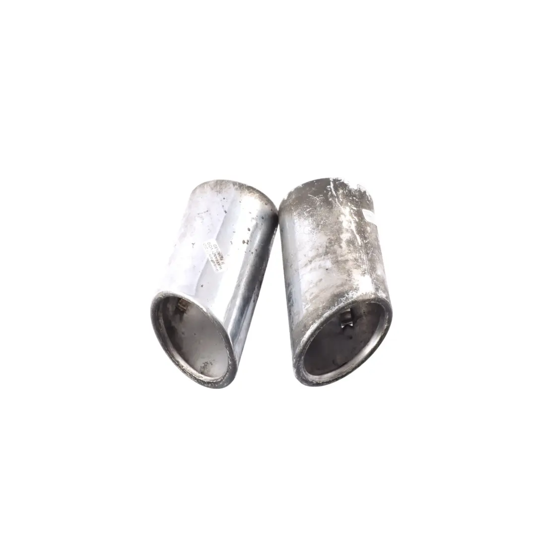 Bumper Muffler Tailpipe Exhaust End Tip Cover Set X2 to Audi A4 B8 Rear with Part number 8K0253825AB Audi A4 B8 Rear Bumper Muffler Tailpipe Exhaust End Tip Cover Set X2 - SKU 8K0253825AB - Part number 8K0253825AB