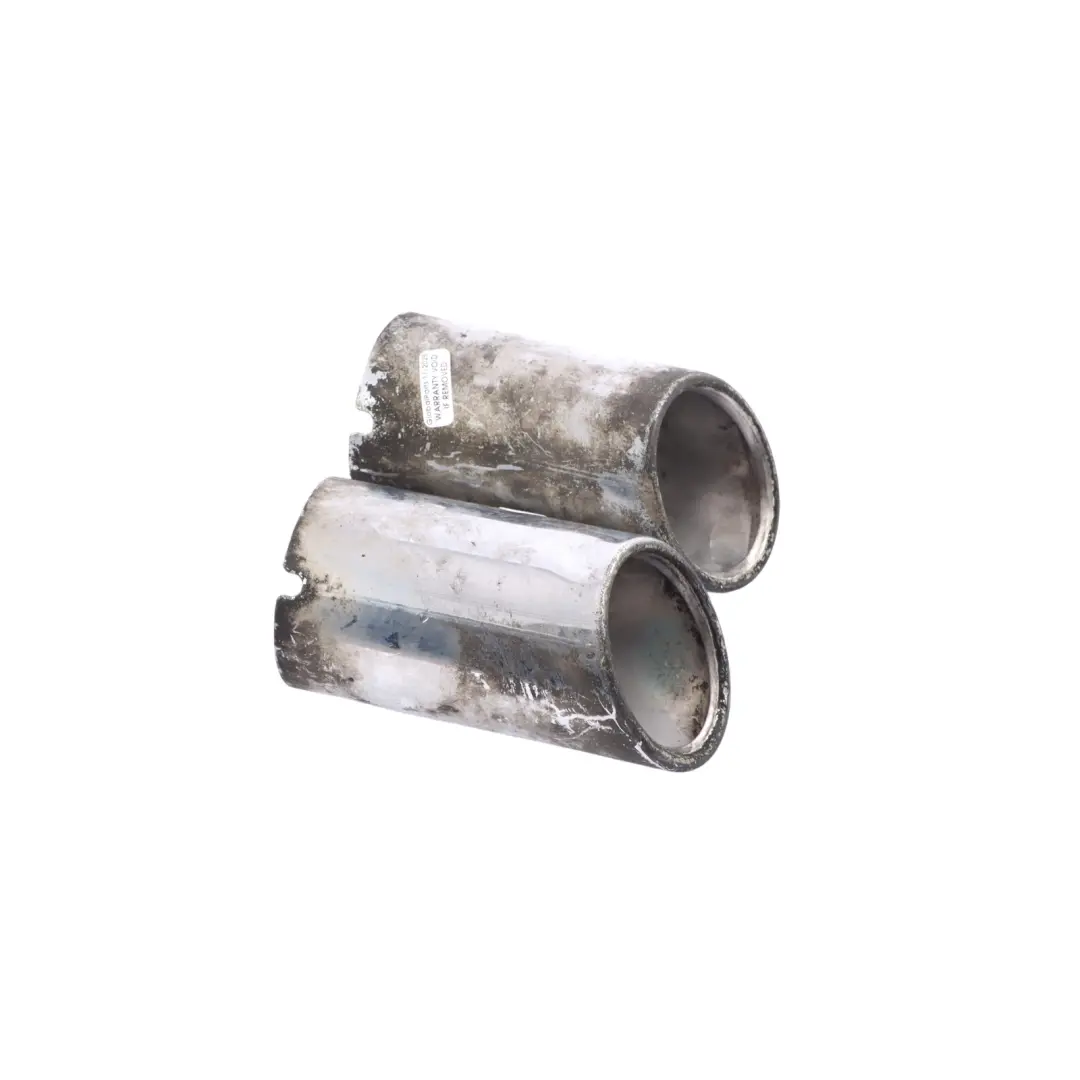 Juego 2 Cubiertas Silenciador Parachoques Trasero Escape para Audi A4 B8 con número de pieza 8K0253825AB Audi A4 B8 Juego 2 Cubiertas Silenciador Parachoques Trasero Escape - SKU 8K0253825AB - Número de pieza 8K0253825AB