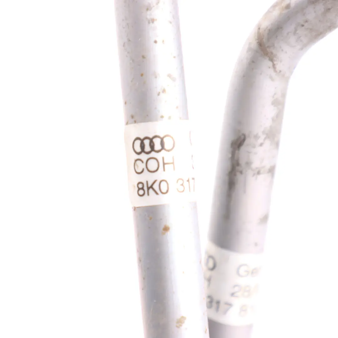 Gearbox Oil Cooling Pipe Inlet Outlet Hose Line to Audi Q5 8R with Part number 8K0317818EF Audi Q5 8R Gearbox Oil Cooling Pipe Inlet Outlet Hose Line - SKU 8K0317818EF - Part number 8K0317818EF