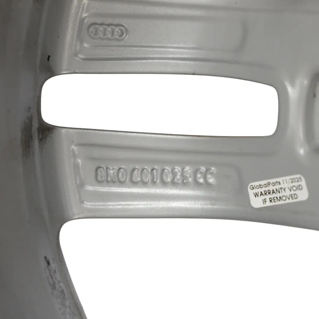 Llanta De Aleación 18" ET:47 8J Plata para Audi A4 B8 A5 8T con número de pieza 8K0601025CC Audi A4 B8 A5 8T Llanta De Aleación 18" ET:47 8J Plata - SKU 8K0601025CC-1 - Número de pieza 8K0601025CC