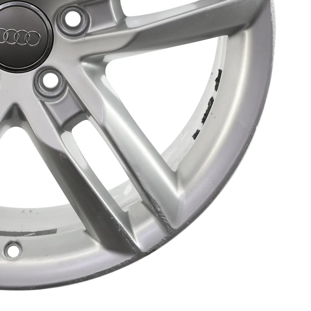 Alufelge 18" ET:47 8J Silber für Audi A4 B8 A5 8T mit Teilenummer 8K0601025CC Audi A4 B8 A5 8T Alufelge 18" ET:47 8J Silber - SKU 8K0601025CC-1 - Teilenummer 8K0601025CC