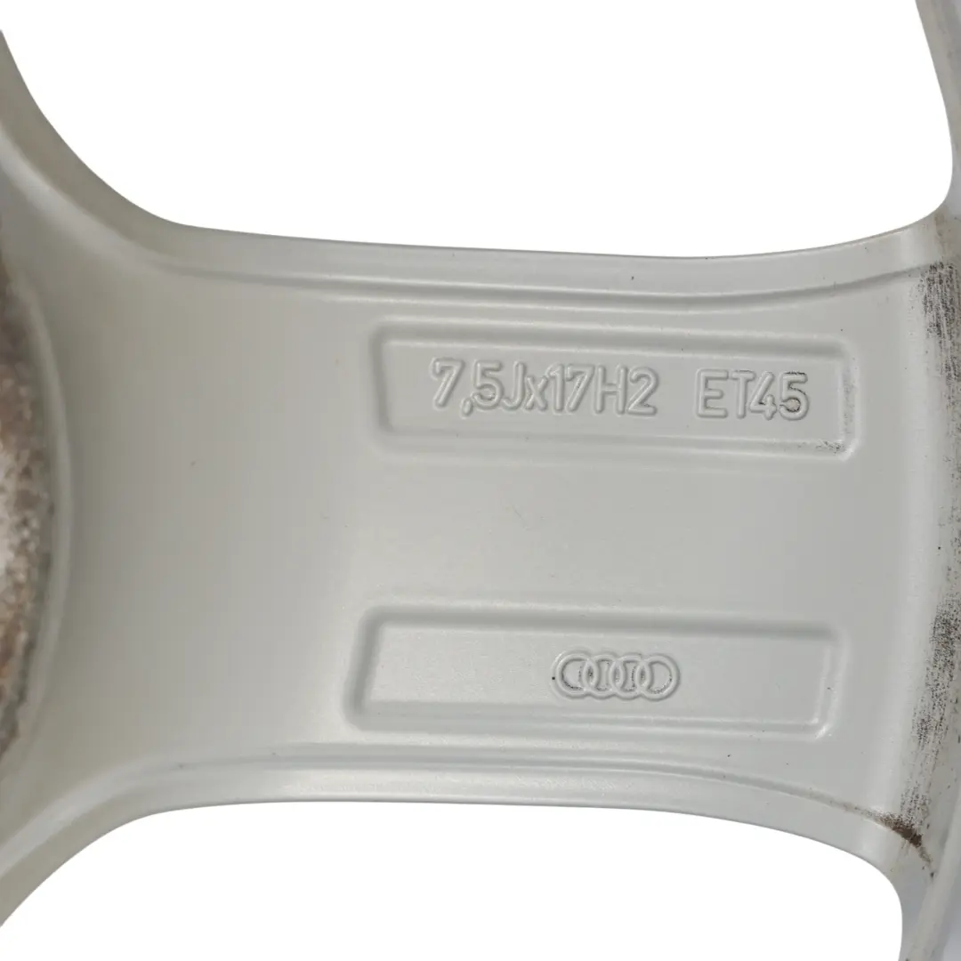 8K Srebrna Felga Aluminiowa 17" ET:45 7,5J do Audi A4 B8 o numerze 8K0601025CE Audi A4 B8 8K Srebrna Felga Aluminiowa 17" ET:45 7,5J - SKU 8K0601025CE-2 - Numer Części 8K0601025CE