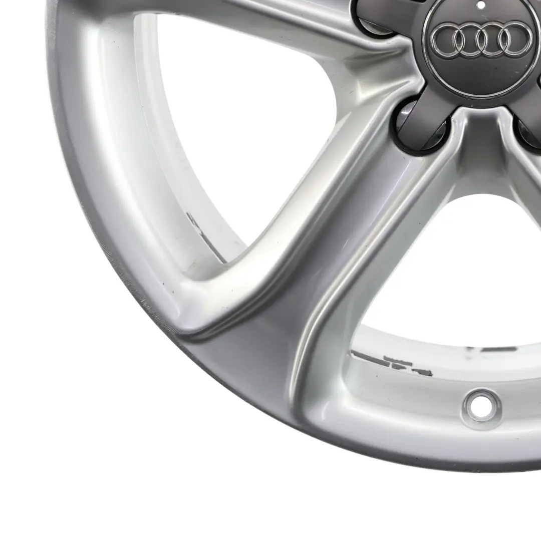 8K Silver Wheel Alloy Rim 17" ET:45 7,5J Star Spoke to Audi A4 B8 with Part number 8K0601025CE Audi A4 B8 8K Silver Wheel Alloy Rim 17" ET:45 7,5J Star Spoke - SKU 8K0601025CE-2 - Part number 8K0601025CE