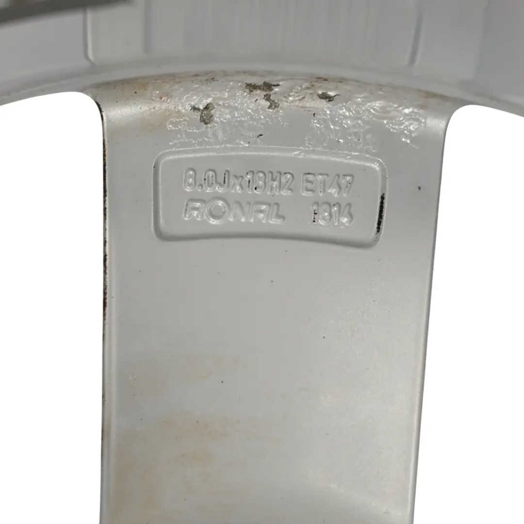 Audi A4 B8 8K Srebrna Felga Aluminiowa 18" ET:47 8J Star Spoke - SKU 8K0601025Q-1 - Numer Części 8K0601025Q