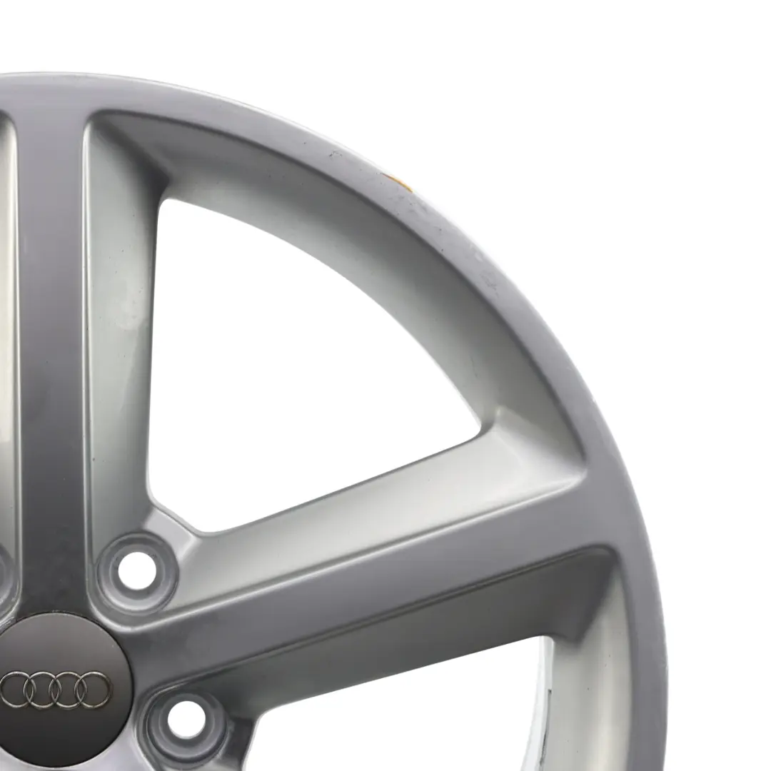 Audi A4 B8 8K Srebrna Felga Aluminiowa 18" ET:47 8J Star Spoke - SKU 8K0601025Q-1 - Numer Części 8K0601025Q