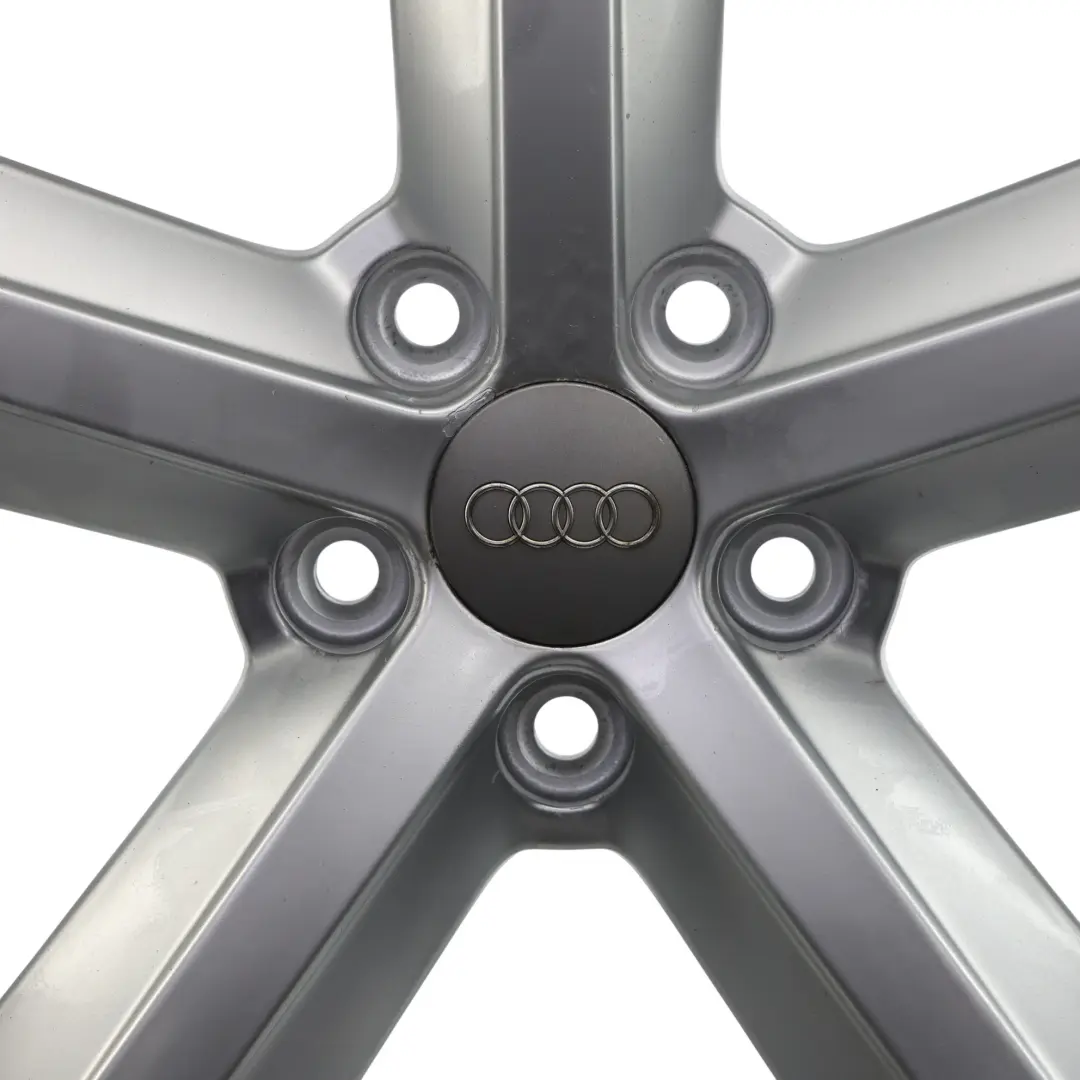 Audi A4 B8 8K Srebrna Felga Aluminiowa 18" ET:47 8J Star Spoke - SKU 8K0601025Q-1 - Numer Części 8K0601025Q