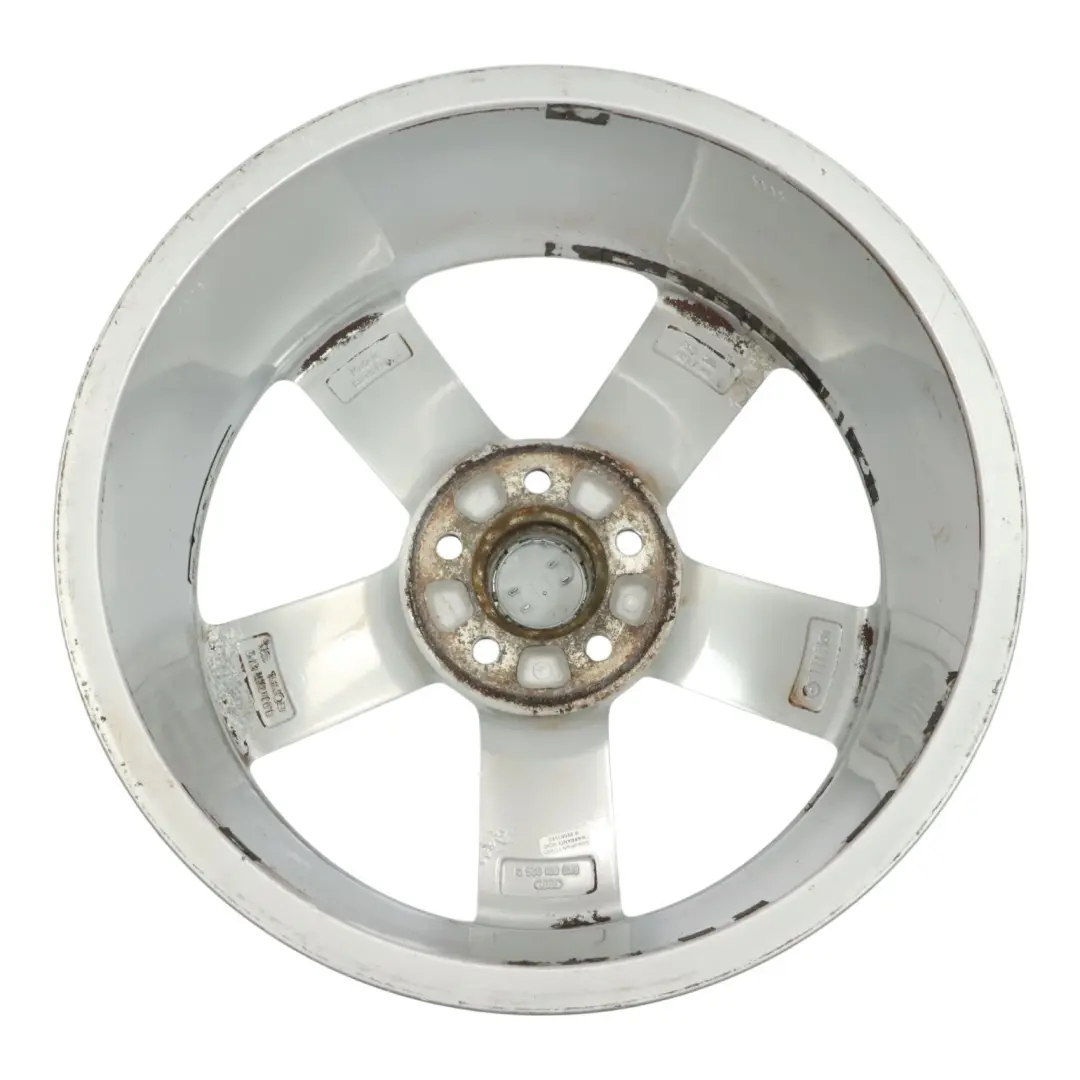 Audi A4 B8 Llanta Aleación Plateada 18" ET:47 8J Star Spoke - SKU 8K0601025Q-2 - Número de pieza 8K0601025Q