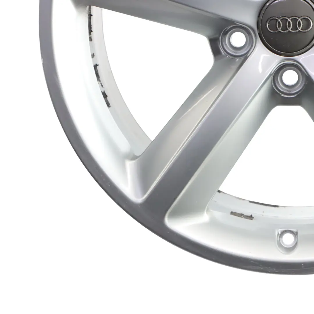 Audi A4 B8 Jante Alliage Argent 18" ET:47 8J À Rayons Étoilés - SKU 8K0601025Q-2 - Numéro de pièce 8K0601025Q