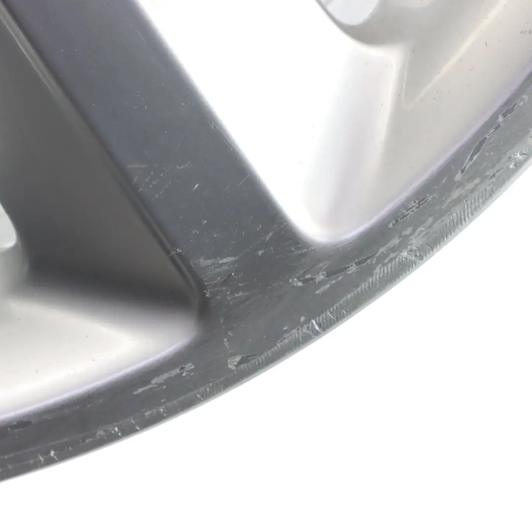 Audi A4 B8 Wheel Alloy Rim Silver 18" ET:47 8J Star Spoke - SKU 8K0601025Q-2 - Part number 8K0601025Q