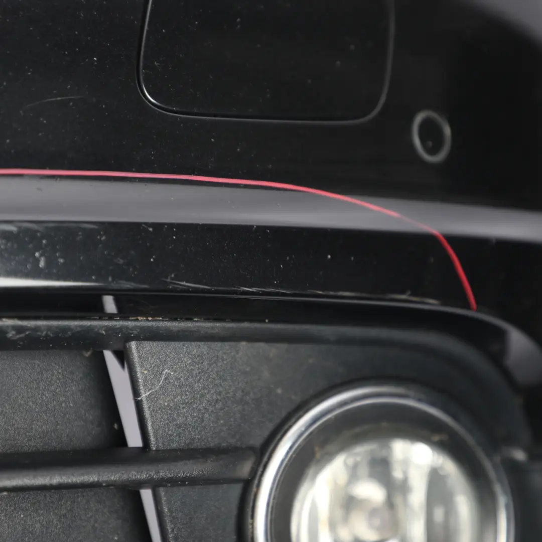 Audi A4 B8 Front Bumper Trim Panel Cover Phantom Black - Z9Y - SKU 8K0807105G-PHB - Part number 8K0807105G